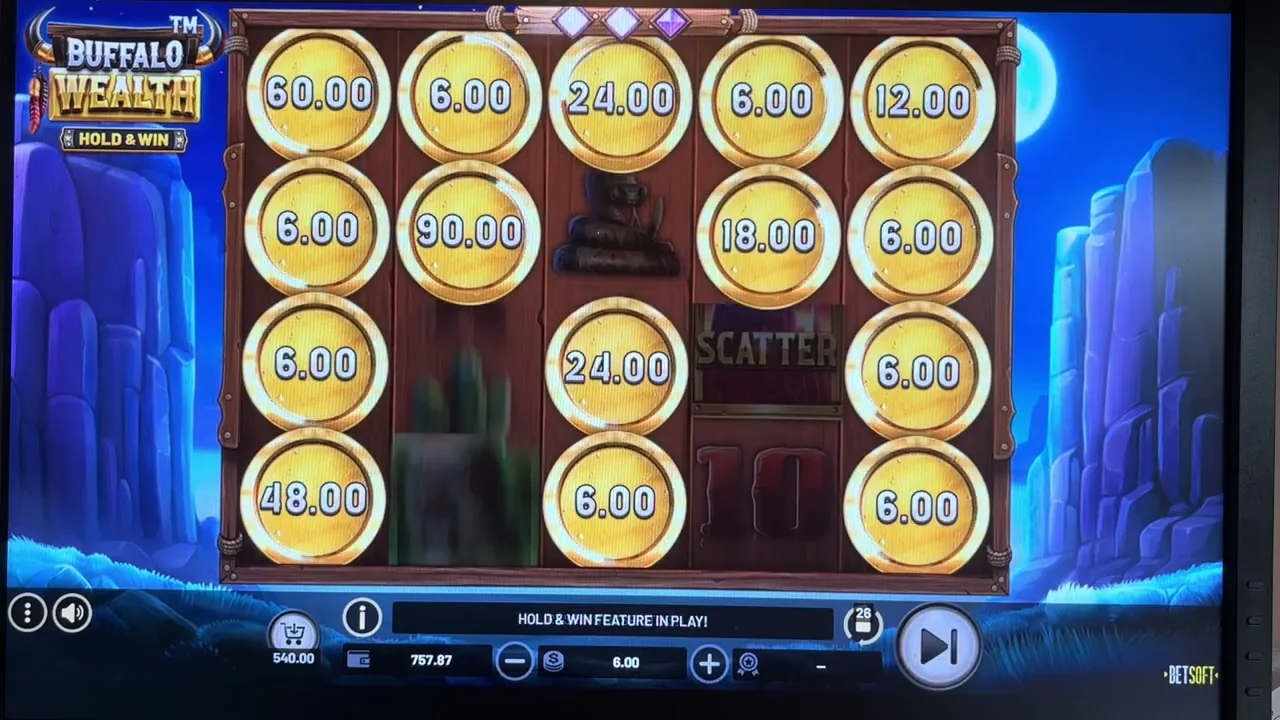 Buffalo's Wealth Win Spins