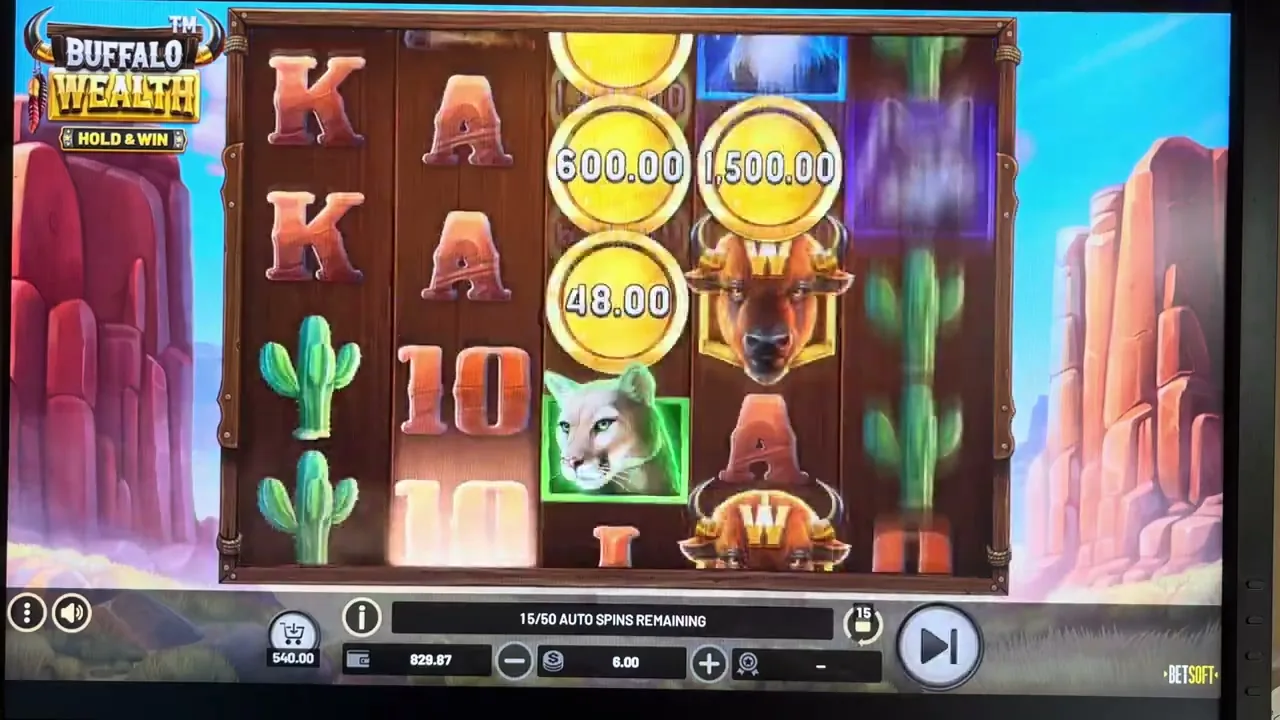 Buffalo's Wealth Win Spins