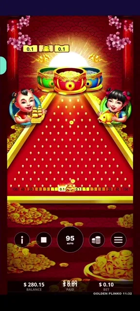 Golden Plinko