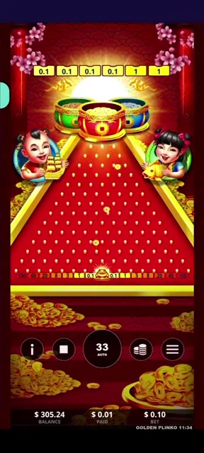 Golden Plinko