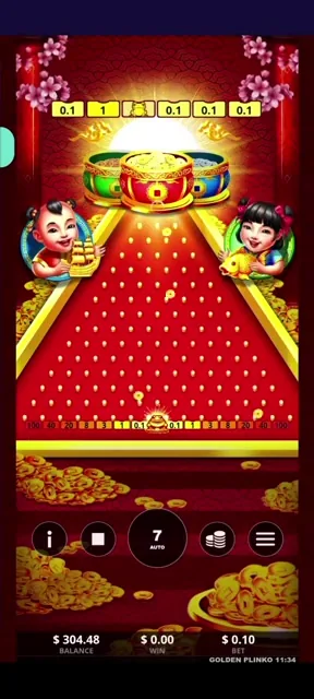 Golden Plinko