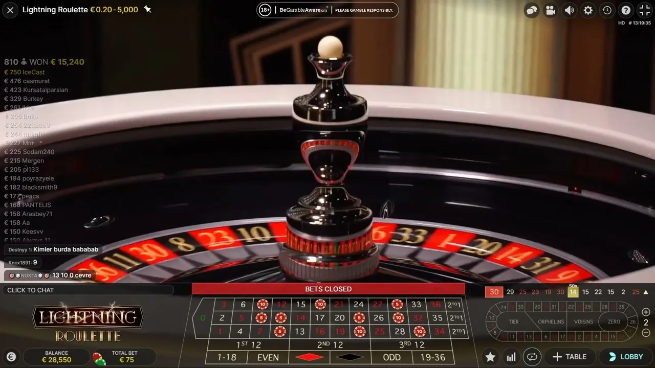 Lightning Roulette