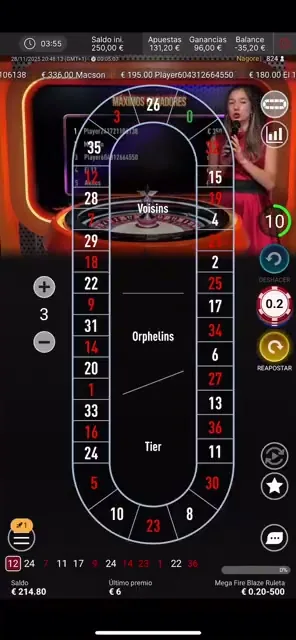 Mega Fire Blaze Ruleta Espana