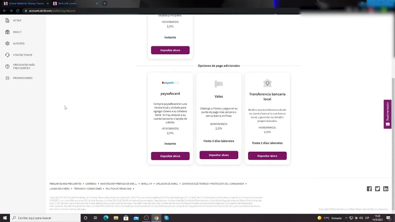 Casinos con Skrill en España