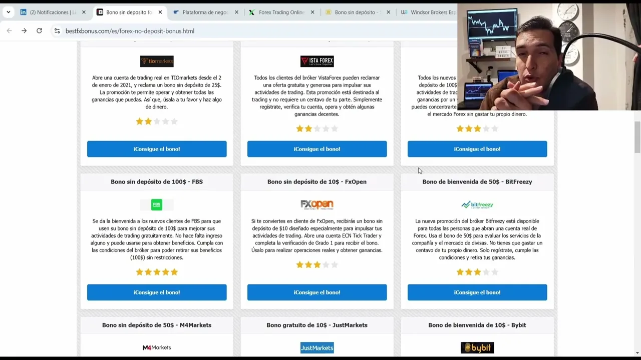 Bonos sin depósito